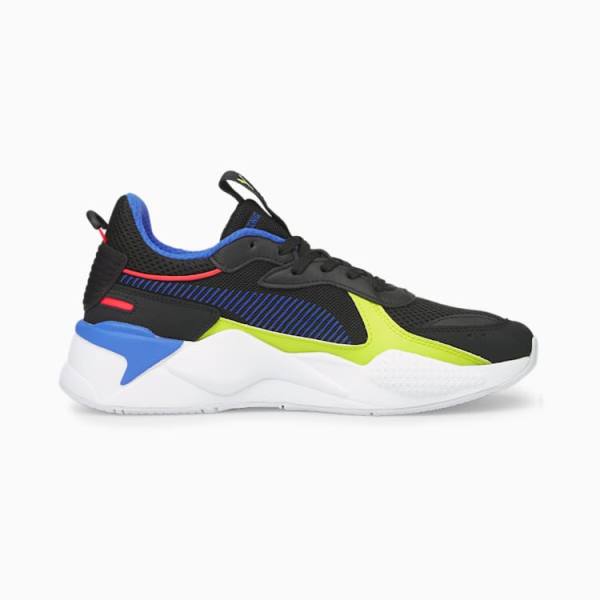 Adidași Puma RS-X Toys Dama Negrii Galbeni | PM698QMU