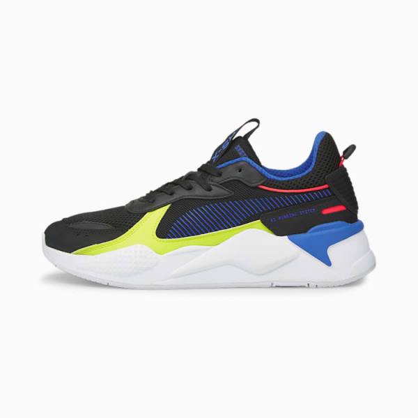 Adidași Puma RS-X Toys Dama Negrii Galbeni | PM698QMU