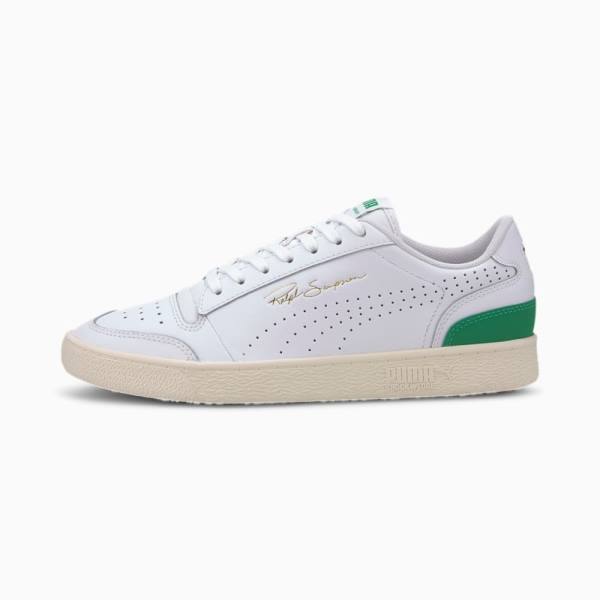 Adidași Puma Ralph Sampson Lo Perforated Soft Dama Albi Verzi Albi | PM134IZJ