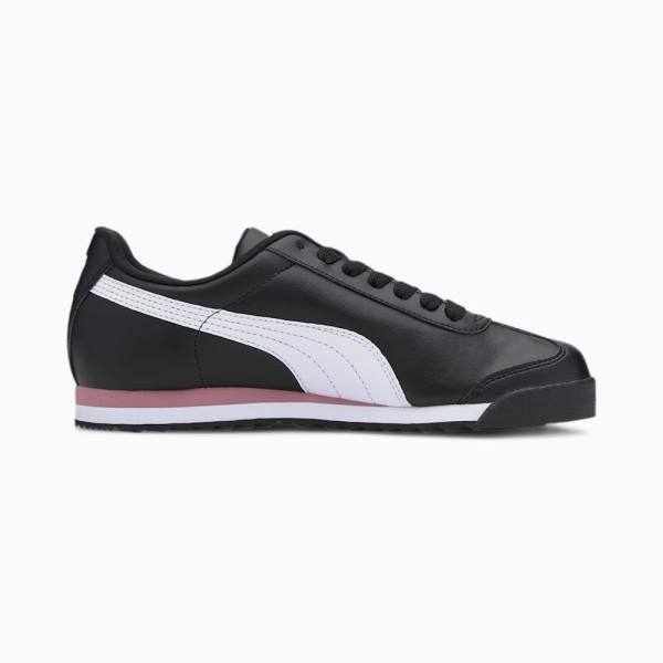 Adidași Puma Roma Basic+ Barbati Negrii Albi Negrii | PM629FPX