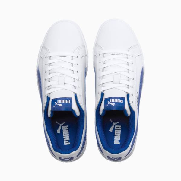 Adidași Puma Smash Jr. Baieti Albi Albastri | PM260TCB