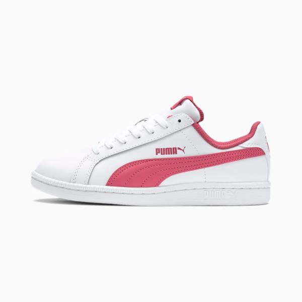 Adidași Puma Smash Jr. Baieti Albi Roz | PM295FXL