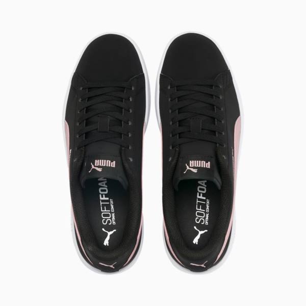 Adidași Puma Smash v2 Buck Dama Negrii Roz Albi | PM045MLA