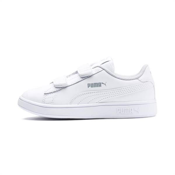 Adidași Puma Smash v2 Piele Baieti Albi | PM628PFH