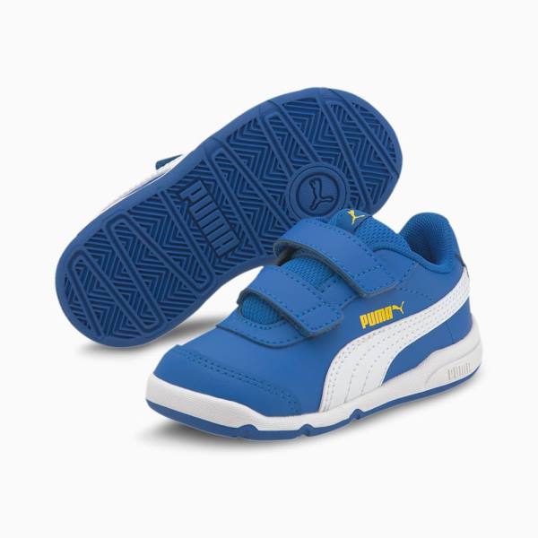 Adidași Puma Stepfleex 2 SL VE V Baieti Albastri Albi Galbeni | PM815UVY