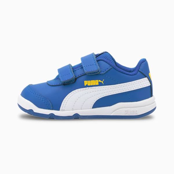 Adidași Puma Stepfleex 2 SL VE V Baieti Albastri Albi Galbeni | PM815UVY