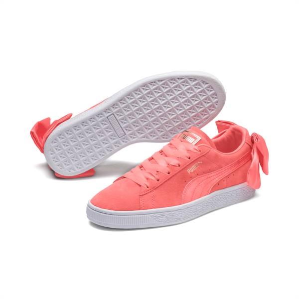 Adidași Puma Suede Bow Dama Roz | PM049JUA