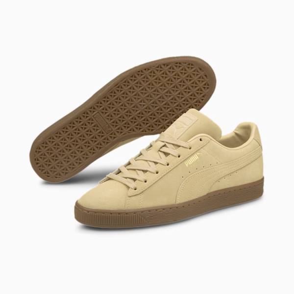 Adidași Puma Suede Gum Barbati Kaki | PM047TMG