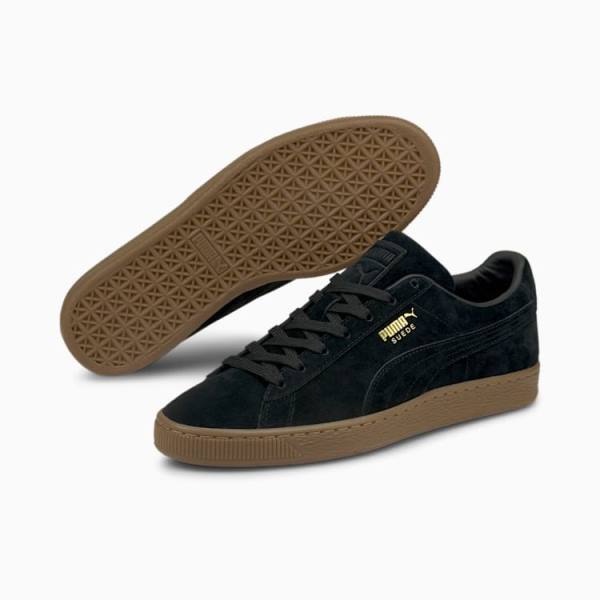 Adidași Puma Suede Gum Barbati Negrii | PM369KIO