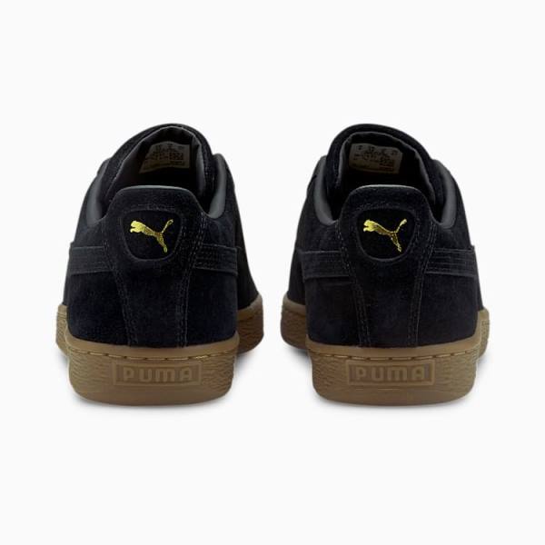 Adidași Puma Suede Gum Barbati Negrii | PM369KIO