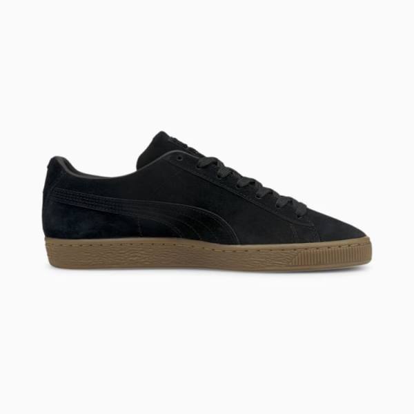 Adidași Puma Suede Gum Barbati Negrii | PM369KIO