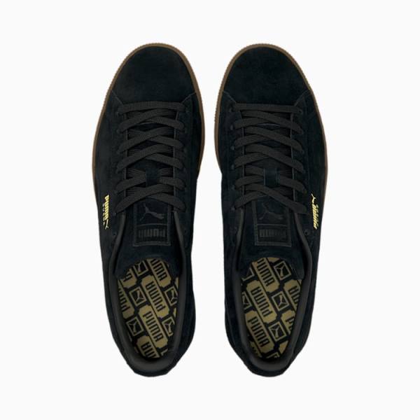 Adidași Puma Suede Gum Barbati Negrii | PM369KIO