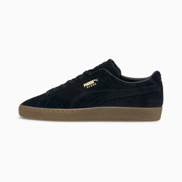 Adidași Puma Suede Gum Barbati Negrii | PM369KIO