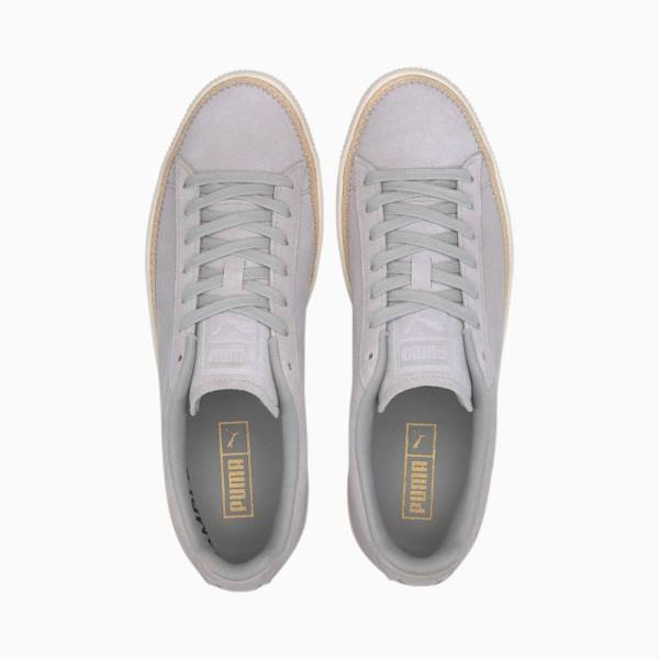 Adidași Puma Suede Trim DLX Barbati Maro Gri | PM057JIH