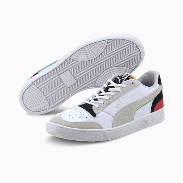 Adidași Puma The Unity Colectie Ralph Sampson Signature Dama Albi Negrii Rosii | PM782TXB