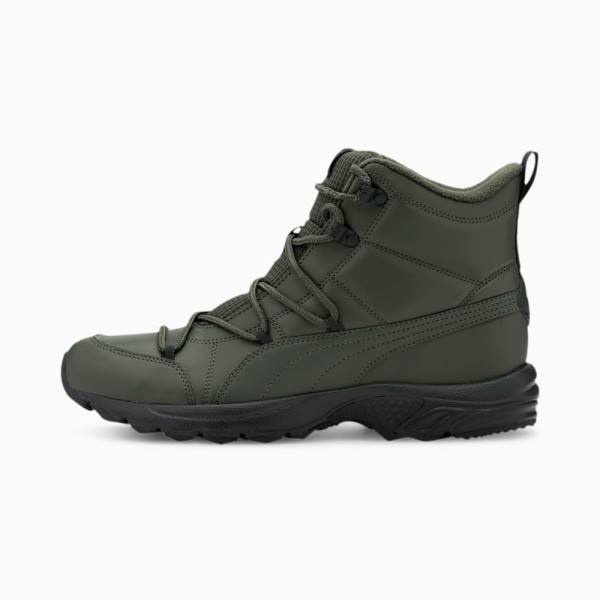 Ghete De Iarna Puma Axis Trail Boot WTR Barbati Verzi Negrii | PM628UTB