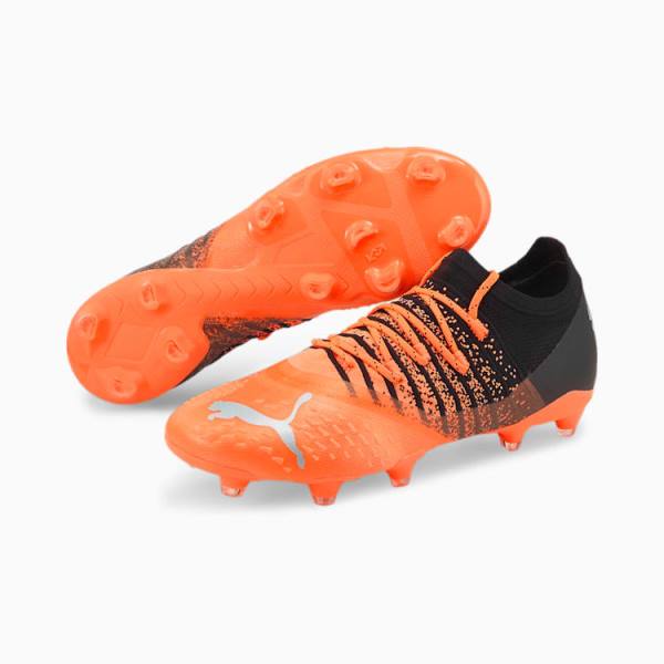 Ghete Fotbal Puma FUTURE Z 2.3 FG/AG Barbati Portocalii Argintii Negrii | PM192NQT