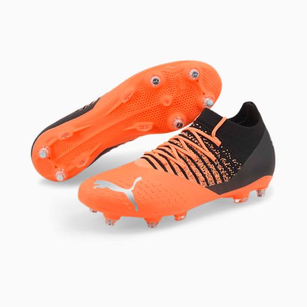 Ghete Fotbal Puma FUTURE Z 3.3 MxSG Barbati Portocalii Argintii Negrii | PM194KGS