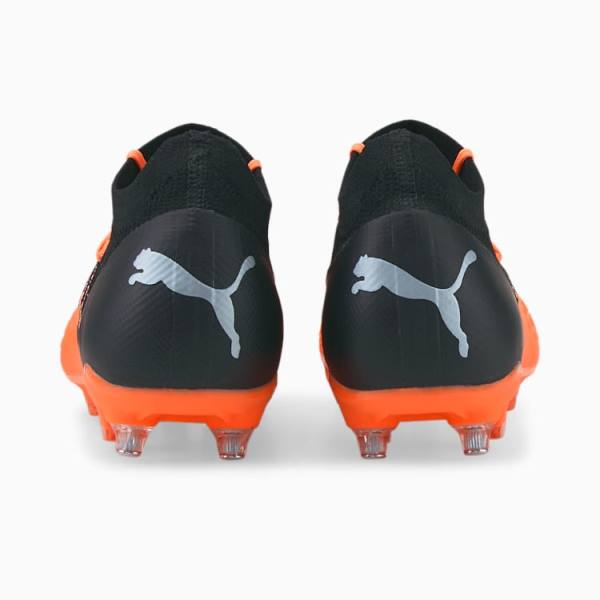 Ghete Fotbal Puma FUTURE Z 3.3 MxSG Barbati Portocalii Argintii Negrii | PM194KGS