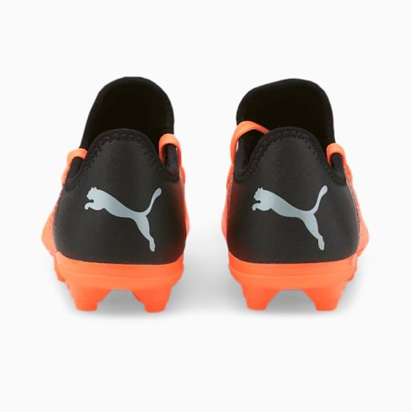 Ghete Fotbal Puma FUTURE Z 4.3 FG/AG Youth Barbati Portocalii Argintii Negrii | PM054PLE