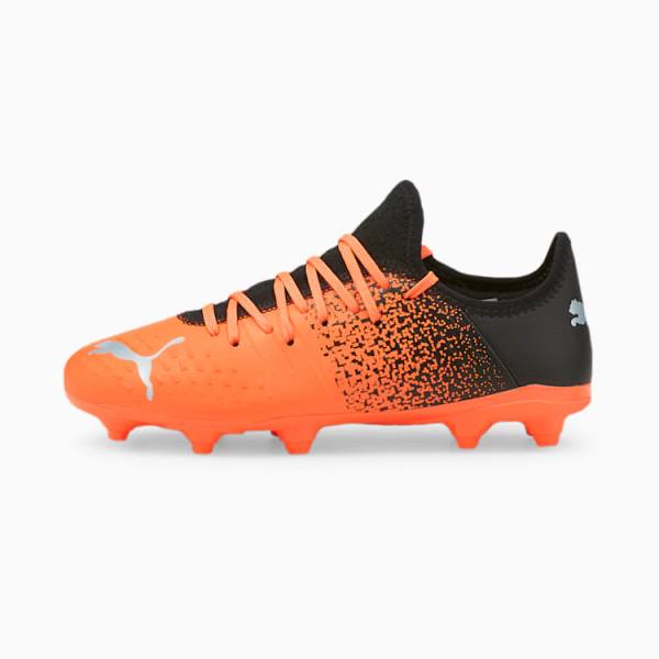 Ghete Fotbal Puma FUTURE Z 4.3 FG/AG Youth Barbati Portocalii Argintii Negrii | PM054PLE