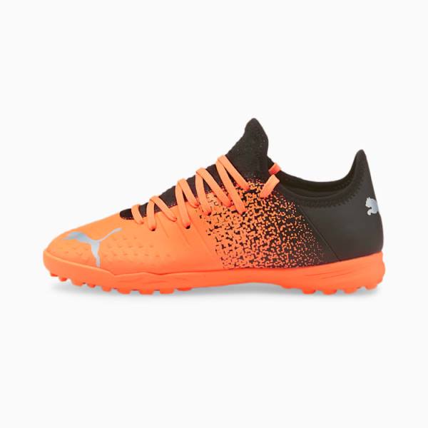 Ghete Fotbal Puma FUTURE Z 4.3 TT Youth Barbati Portocalii Argintii Negrii | PM683BKG