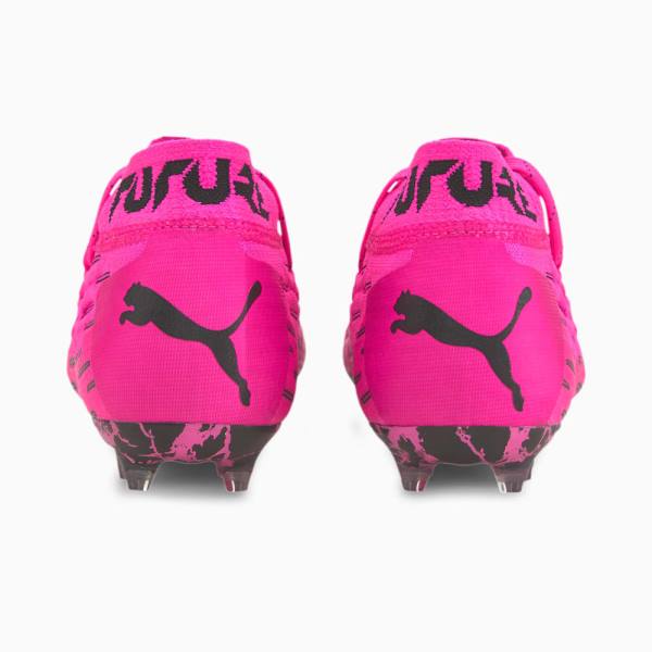 Ghete Fotbal Puma Future 6.1 NETFIT FG/AG Youth Baieti Roz Negrii | PM709YKV