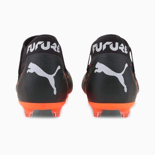 Ghete Fotbal Puma Future 6.2 NETFIT FG/AG Barbati Negrii Albi Portocalii | PM063IVU