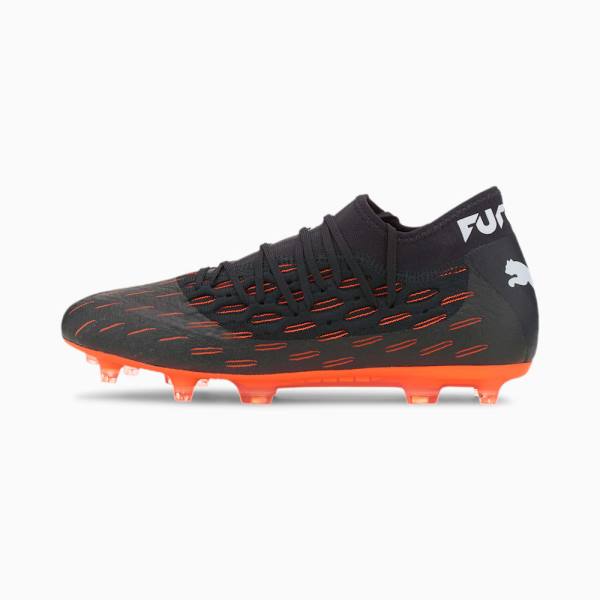 Ghete Fotbal Puma Future 6.2 NETFIT FG/AG Barbati Negrii Albi Portocalii | PM063IVU