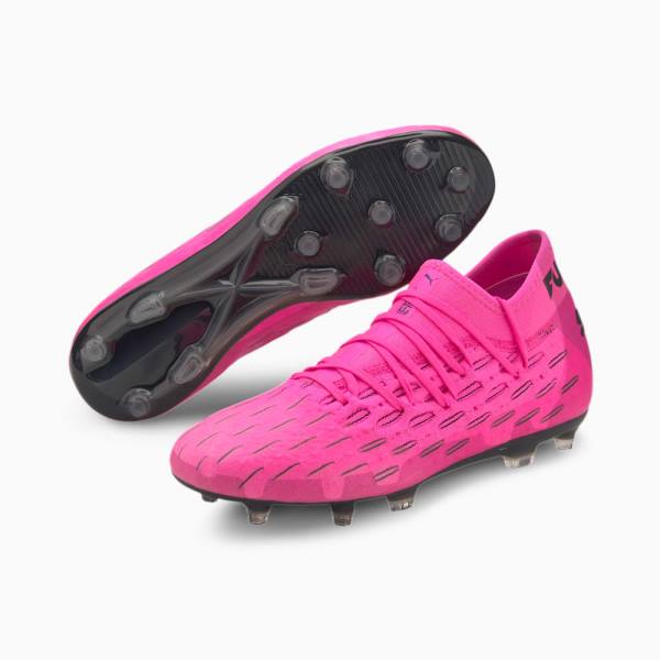 Ghete Fotbal Puma Future 6.2 NETFIT FG/AG Barbati Roz Negrii | PM183YDR