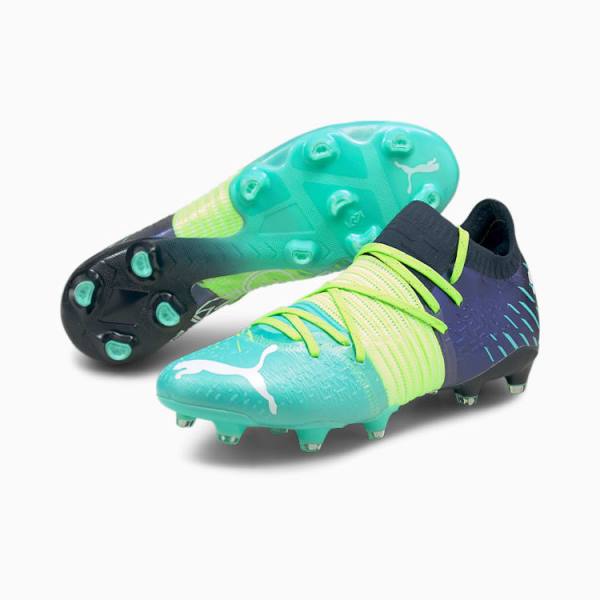 Ghete Fotbal Puma Future Z 1.2 FG/AG Barbati Verzi Turcoaz Deschis | PM109CHO