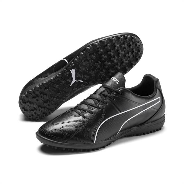 Ghete Fotbal Puma KING Hero TT Barbati Negrii Albi | PM970LXK