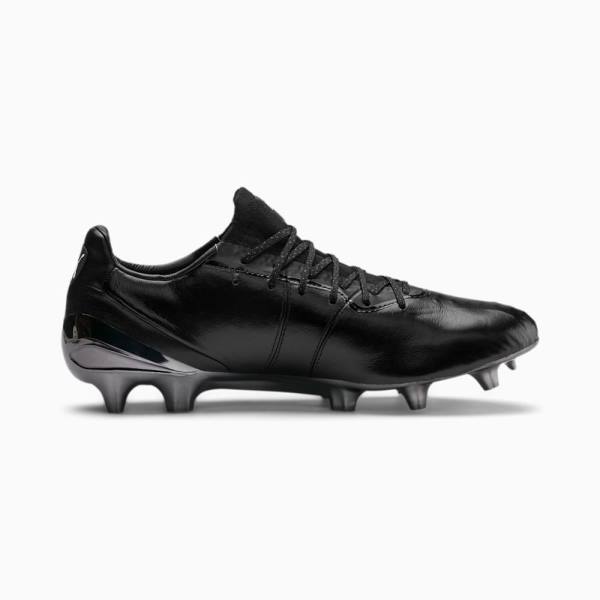 Ghete Fotbal Puma KING Platinum FG/AG Barbati Negrii Albi | PM192UEW