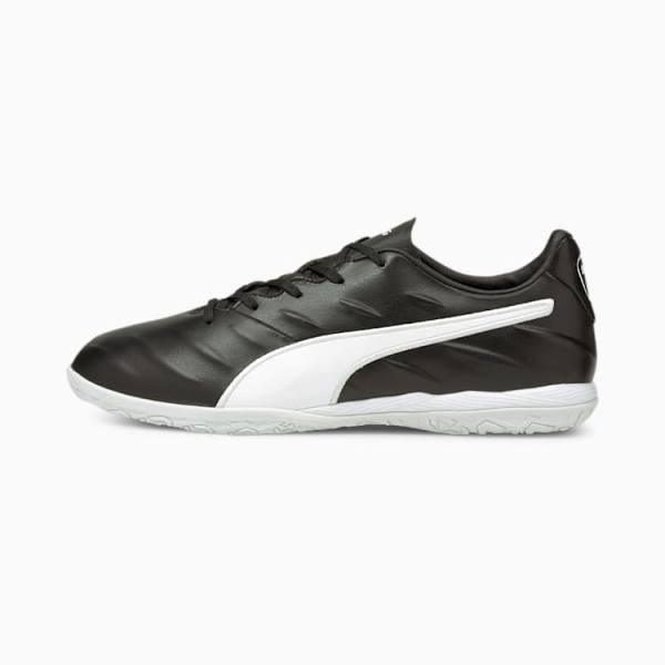 Ghete Fotbal Puma King Pro 21 IT Barbati Negrii Albi | PM036ARE