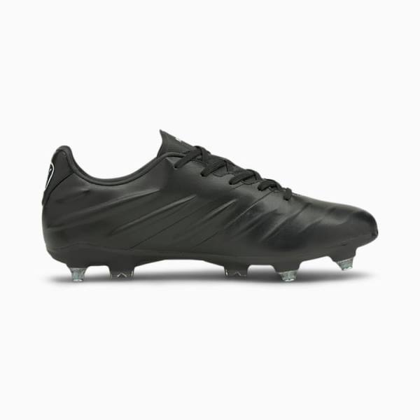 Ghete Fotbal Puma King Pro 21 MxSG Barbati Negrii Albi | PM156AER