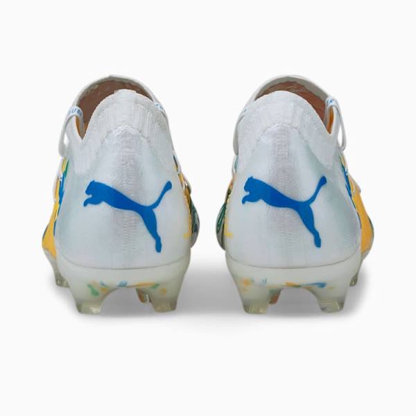 Ghete Fotbal Puma Neymar Jr FUTURE Z 1.1 FG/AG Barbati Galbeni Albastri Albi | PM037BAX