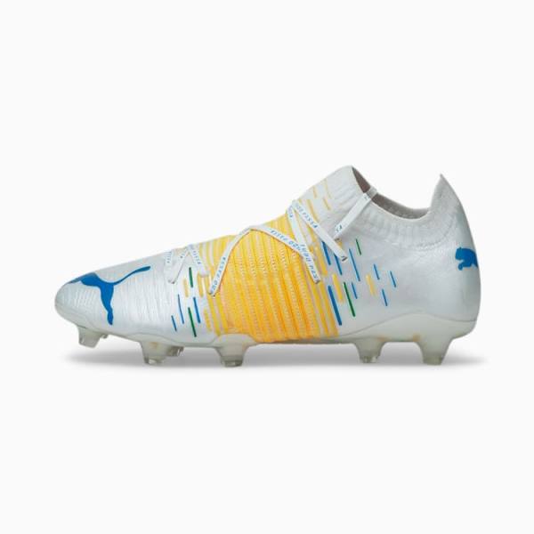 Ghete Fotbal Puma Neymar Jr FUTURE Z 1.1 FG/AG Barbati Galbeni Albastri Albi | PM037BAX