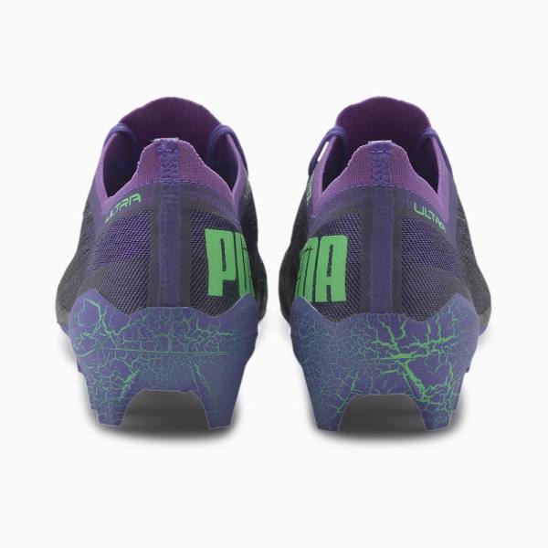 Ghete Fotbal Puma ULTRA 1.1 FEAR FG/AG Barbati Violet Verzi Negrii | PM634UWA