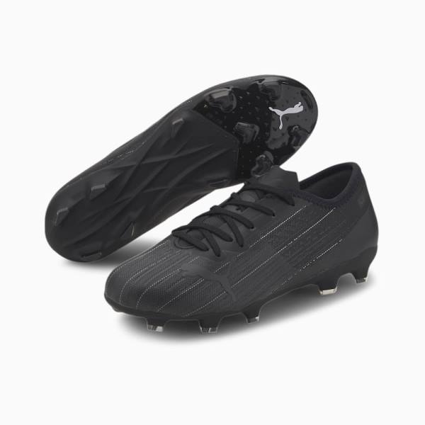 Ghete Fotbal Puma ULTRA 2.1 FG/AG Youth Baieti Negrii Negrii | PM097BXH