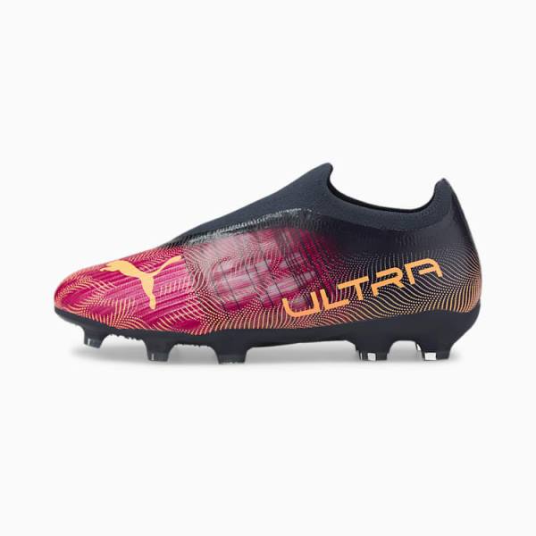 Ghete Fotbal Puma ULTRA 3.4 FG/AG Youth Barbati Fucsie Portocalii | PM138DWV