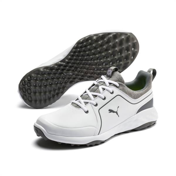 Pantofi Golf Puma Caged IGNITE PWRADAPT Barbati Albi | PM795ONI