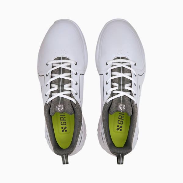 Pantofi Golf Puma Caged IGNITE PWRADAPT Barbati Albi | PM795ONI