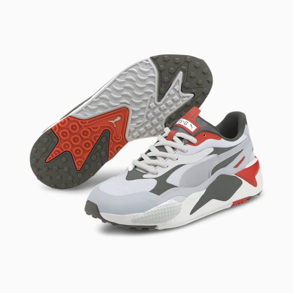 Pantofi Golf Puma RS-G Barbati Gri Verzi Galbeni | PM203UXR