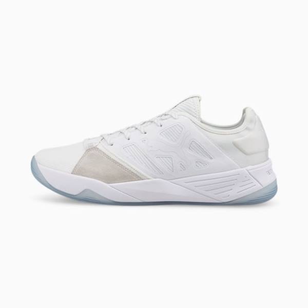 Pantofi Handbal Puma Accelerate Turbo Nitro Barbati Albi | PM579RNF