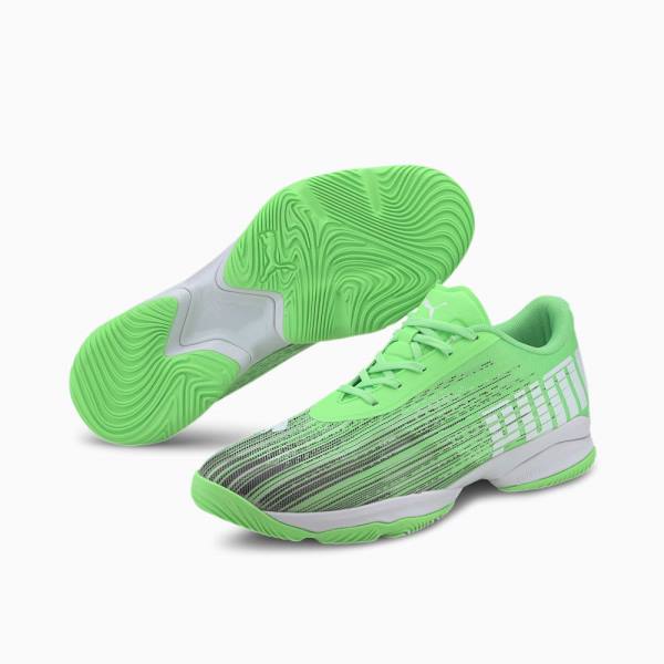 Pantofi Handbal Puma Adrenalite 2.1 Barbati Verzi Negrii Albi | PM312JQG