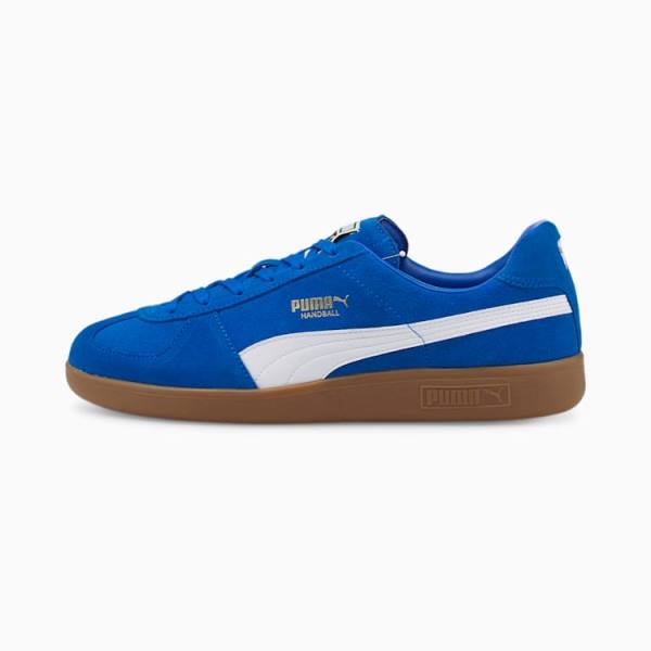 Pantofi Handbal Puma Royal Barbati Albastru Regal Albi | PM640OHE