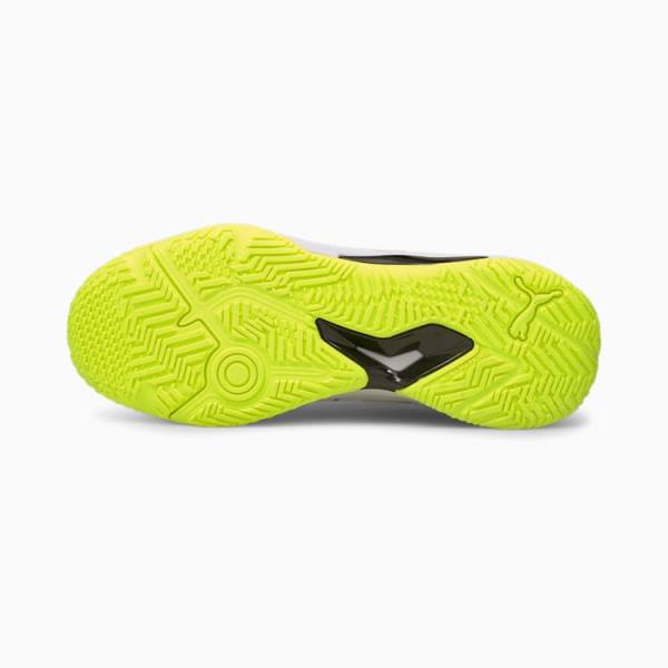 Pantofi Handbal Puma Solarflash Indoor Sports Barbati Albi Negrii Galbeni | PM829OTS