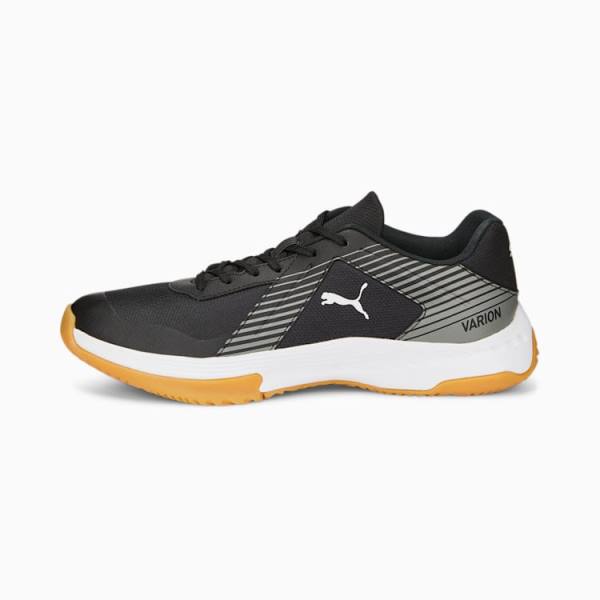 Pantofi Handbal Puma Varion Indoor Sports Barbati Negrii Gri | PM192UWG