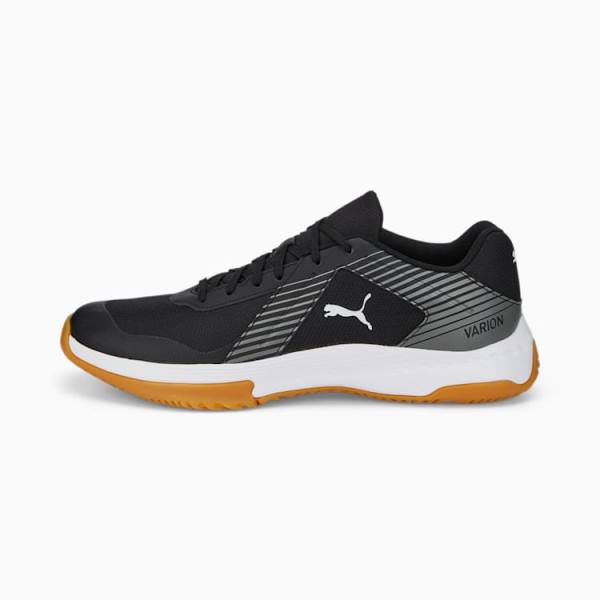 Pantofi Handbal Puma Varion Indoor Sports Barbati Negrii Gri | PM192UWG