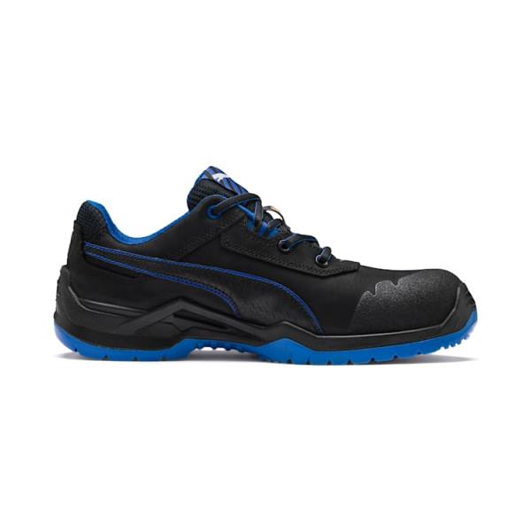 Pantofi Protectie Puma Argon Blue Low S3 ESD SRC Barbati Negrii Albastri | PM168VND